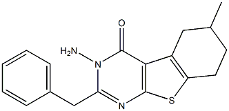 3-amino-2-benzyl-6-methyl-5,6,7,8-tetrahydro[1]benzothieno[2,3-d]pyrimidin-4(3H)-one