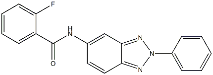 2-fluoro-N-(2-phenyl-2H-1,2,3-benzotriazol-5-yl)benzamide|