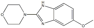 methyl 2-(4-morpholinyl)-1H-benzimidazol-5-yl ether Structure