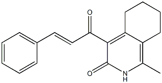 4-cinnamoyl-1-methyl-5,6,7,8-tetrahydro-3(2H)-isoquinolinone