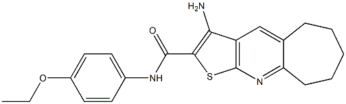 3-amino-N-(4-ethoxyphenyl)-6,7,8,9-tetrahydro-5H-cyclohepta[b]thieno[3,2-e]pyridine-2-carboxamide|