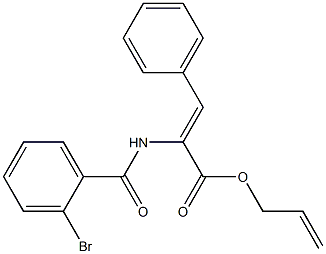 allyl 2-[(2-bromobenzoyl)amino]-3-phenylacrylate|