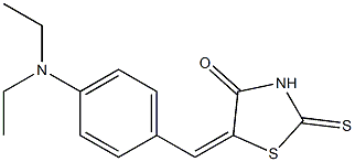 5-[4-(diethylamino)benzylidene]-2-thioxo-1,3-thiazolidin-4-one