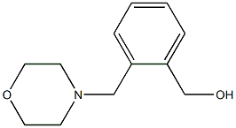 [2-(morpholin-4-ylmethyl)phenyl]methanol 化学構造式