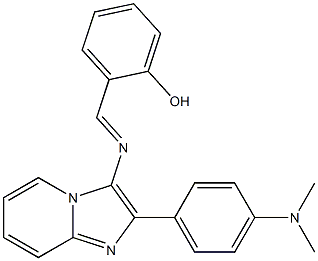  2-[({2-[4-(dimethylamino)phenyl]imidazo[1,2-a]pyridin-3-yl}imino)methyl]phenol