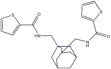 N-[(3-{[(2-thienylcarbonyl)amino]methyl}-1-adamantyl)methyl]-2-thiophenecarboxamide