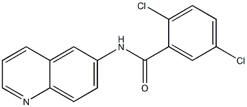 2,5-dichloro-N-(6-quinolinyl)benzamide Struktur