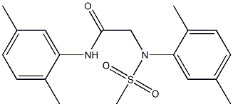 2-[2,5-dimethyl(methylsulfonyl)anilino]-N-(2,5-dimethylphenyl)acetamide