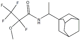 N-[1-(1-adamantyl)ethyl]-2,3,3,3-tetrafluoro-2-methoxypropanamide 结构式