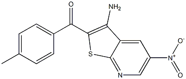  {3-amino-5-nitrothieno[2,3-b]pyridin-2-yl}(4-methylphenyl)methanone