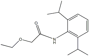 N-(2,6-diisopropylphenyl)-2-ethoxyacetamide Structure