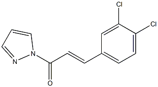 1-[3-(3,4-dichlorophenyl)acryloyl]-1H-pyrazole Structure