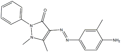  4-[(4-amino-3-methylphenyl)diazenyl]-1,5-dimethyl-2-phenyl-1,2-dihydro-3H-pyrazol-3-one