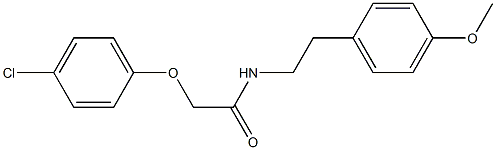 2-(4-chlorophenoxy)-N-[2-(4-methoxyphenyl)ethyl]acetamide|