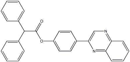4-(2-quinoxalinyl)phenyl diphenylacetate