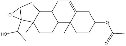 6b-(1-hydroxyethyl)-4a,6a-dimethyl-2,3,4,4a,4b,5,6,6a,6b,7a,8,8a,8b,9-tetradecahydro-1H-naphtho[2',1':4,5]indeno[1,2-b]oxiren-2-yl acetate