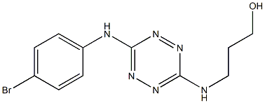  3-{[6-(4-bromoanilino)-1,2,4,5-tetraazin-3-yl]amino}-1-propanol