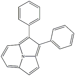 1,2-diphenylpyrrolo[2,1,5-cd]indolizine Struktur