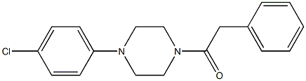  1-(4-chlorophenyl)-4-(phenylacetyl)piperazine