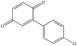 2-(4-chlorophenyl)benzo-1,4-quinone Structure