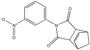 4-{3-nitrophenyl}-4-azatricyclo[5.2.1.0~2,6~]dec-8-ene-3,5-dione 化学構造式