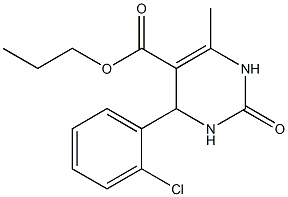 propyl 4-(2-chlorophenyl)-6-methyl-2-oxo-1,2,3,4-tetrahydro-5-pyrimidinecarboxylate|