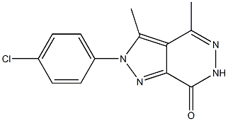 2-(4-chlorophenyl)-3,4-dimethyl-2,6-dihydro-7H-pyrazolo[3,4-d]pyridazin-7-one