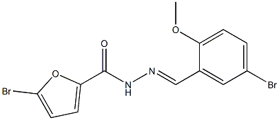 5-bromo-N'-(5-bromo-2-methoxybenzylidene)-2-furohydrazide