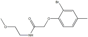 2-[(2-bromo-4-methylphenyl)oxy]-N-[2-(methyloxy)ethyl]acetamide