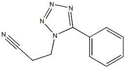 3-(5-phenyl-1H-tetraazol-1-yl)propanenitrile Struktur