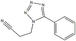 3-(5-phenyl-1H-tetraazol-1-yl)propanenitrile Structure