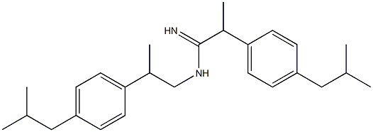 2-(4-isobutylphenyl)-N-[2-(4-isobutylphenyl)propyl]propanimidamide