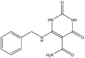 6-(benzylamino)-2,4-dioxo-1,2,3,4-tetrahydro-5-pyrimidinylformamide Structure