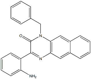 3-(2-aminophenyl)-1-benzylbenzo[g]quinoxalin-2(1H)-one Struktur