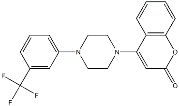 4-{4-[3-(trifluoromethyl)phenyl]-1-piperazinyl}-2H-chromen-2-one