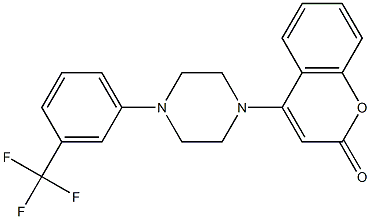 4-{4-[3-(trifluoromethyl)phenyl]-1-piperazinyl}-2H-chromen-2-one|