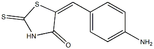5-(4-aminobenzylidene)-2-thioxo-1,3-thiazolidin-4-one 结构式