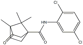 N-(2,5-dichlorophenyl)-4,7,7-trimethyl-3-oxobicyclo[2.2.1]heptane-1-carboxamide Structure