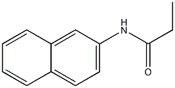 N-(2-naphthyl)propanamide Struktur