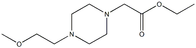 ethyl [4-(2-methoxyethyl)-1-piperazinyl]acetate