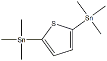 trimethyl[5-(trimethylstannyl)thien-2-yl]stannane Structure