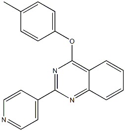 4-(4-methylphenoxy)-2-(4-pyridinyl)quinazoline