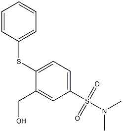 3-(hydroxymethyl)-N,N-dimethyl-4-(phenylsulfanyl)benzenesulfonamide|