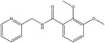 2,3-dimethoxy-N-(2-pyridinylmethyl)benzamide,,结构式