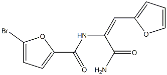 N-[1-(aminocarbonyl)-2-(2-furyl)vinyl]-5-bromo-2-furamide