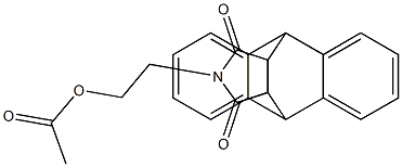 2-(16,18-dioxo-17-azapentacyclo[6.6.5.0~2,7~.0~9,14~.0~15,19~]nonadeca-2,4,6,9,11,13-hexaen-17-yl)ethyl acetate Structure