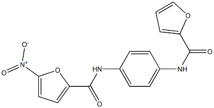 N-[4-(2-furoylamino)phenyl]-5-nitro-2-furamide Structure