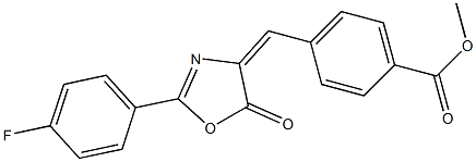 methyl 4-[(2-(4-fluorophenyl)-5-oxo-1,3-oxazol-4(5H)-ylidene)methyl]benzoate