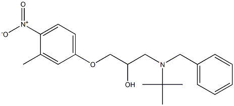 1-[benzyl(tert-butyl)amino]-3-{4-nitro-3-methylphenoxy}-2-propanol|