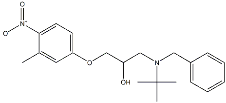  1-[benzyl(tert-butyl)amino]-3-{4-nitro-3-methylphenoxy}-2-propanol